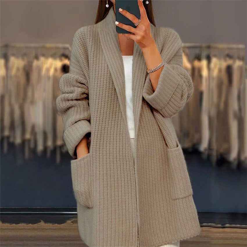 Gilet long confortable Oversize