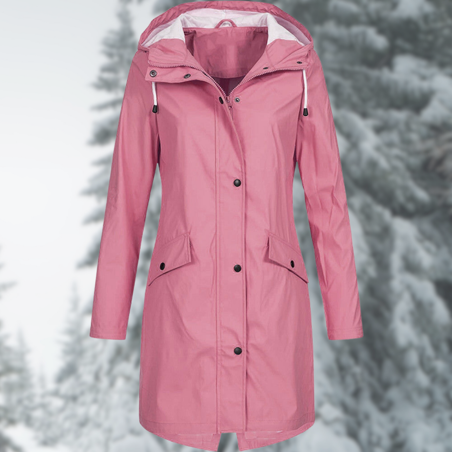 Imperméable Long Femme Imperméable Élégant