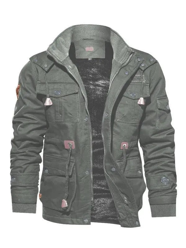 Veste confortable pour homme, chaude et à capuche, pour l'hiver