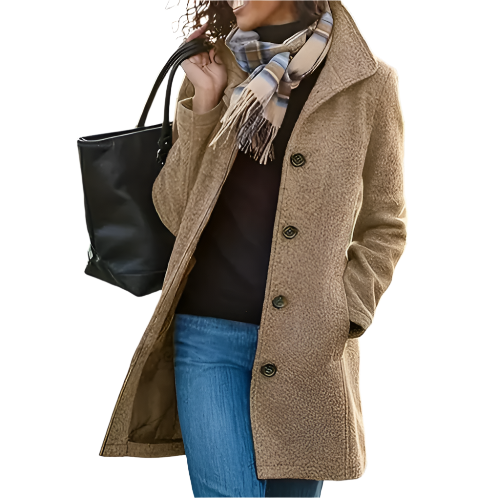 Veste femme élégante Veste longue décontractée Veste d'extérieur