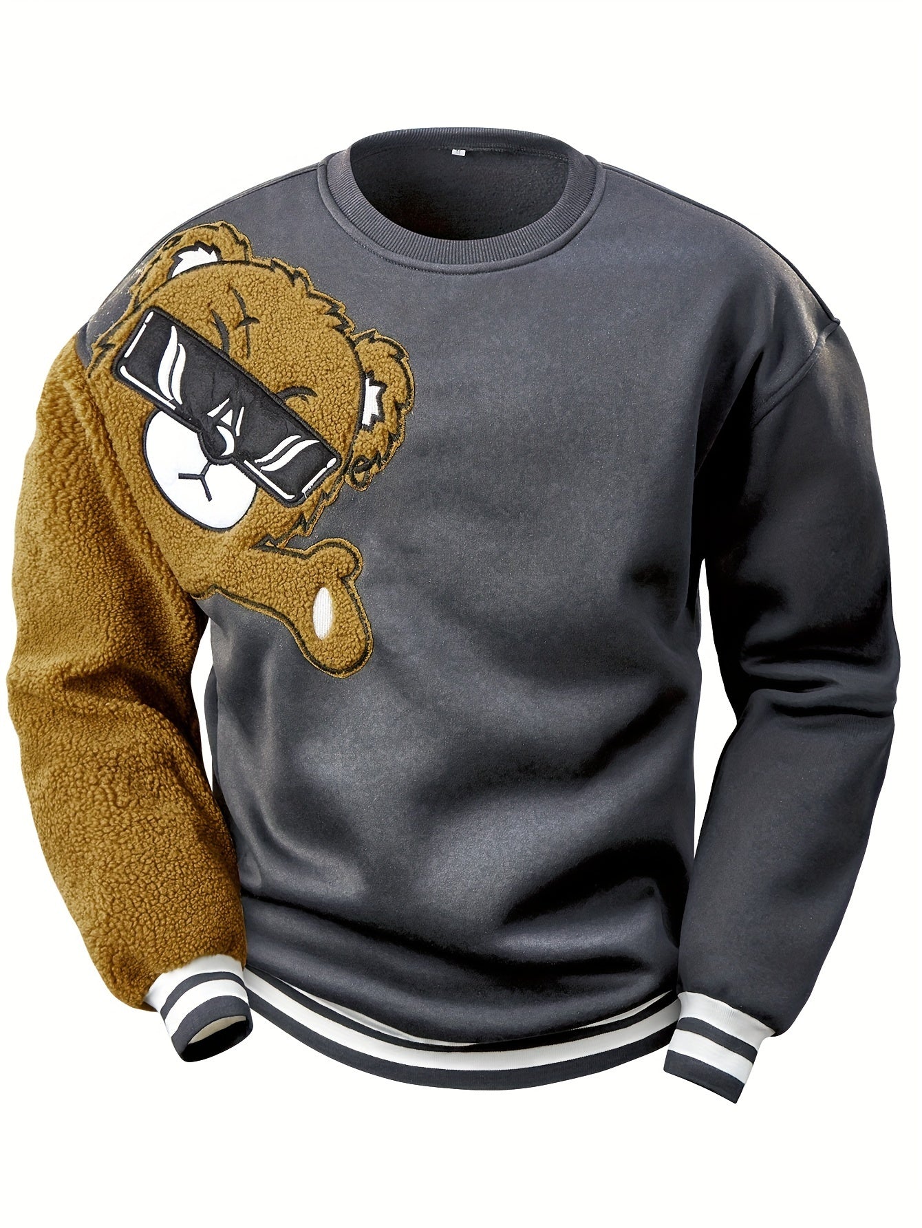Sweat-shirt homme Ours de dessin animé Cadeau amusant