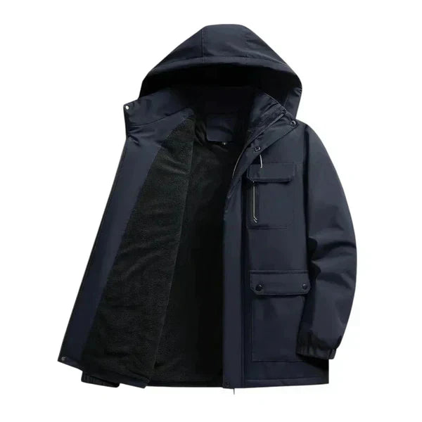 Parka d'hiver femme chaud doublé capuche