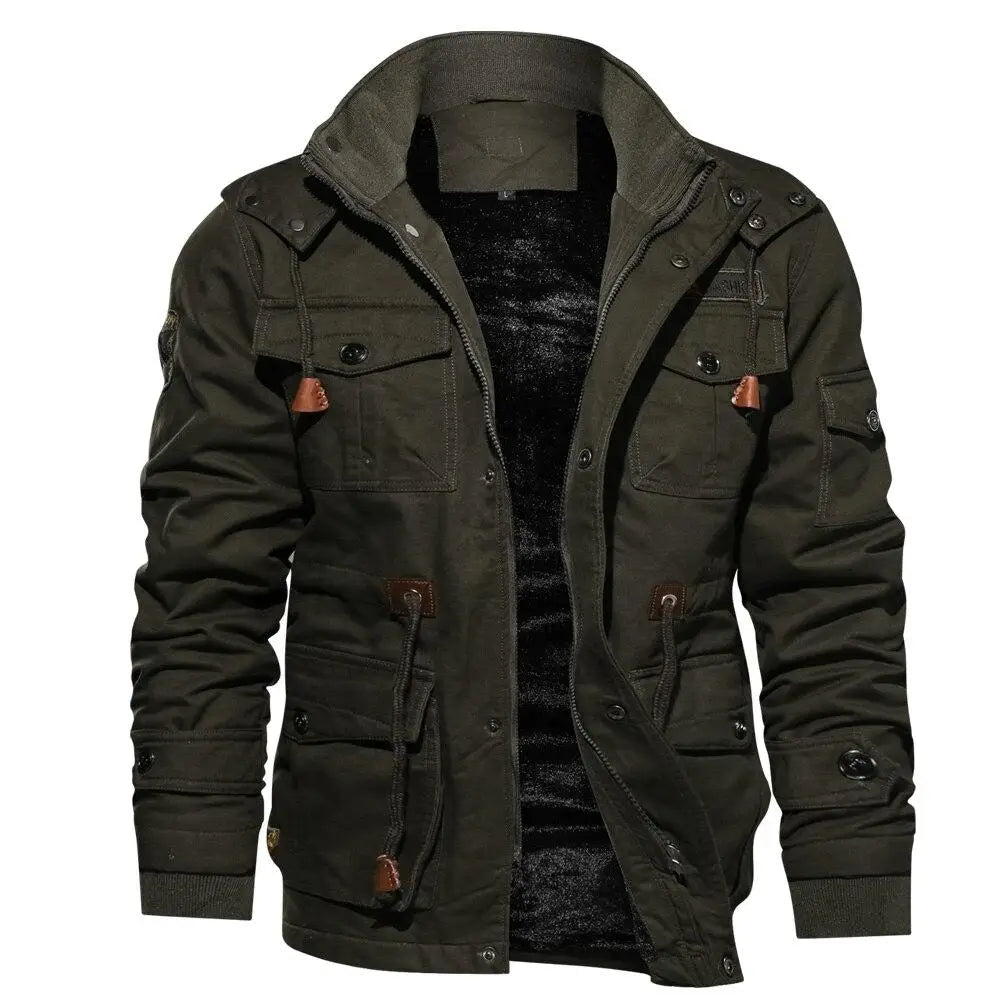 Robe d'hiver élégante multipoche