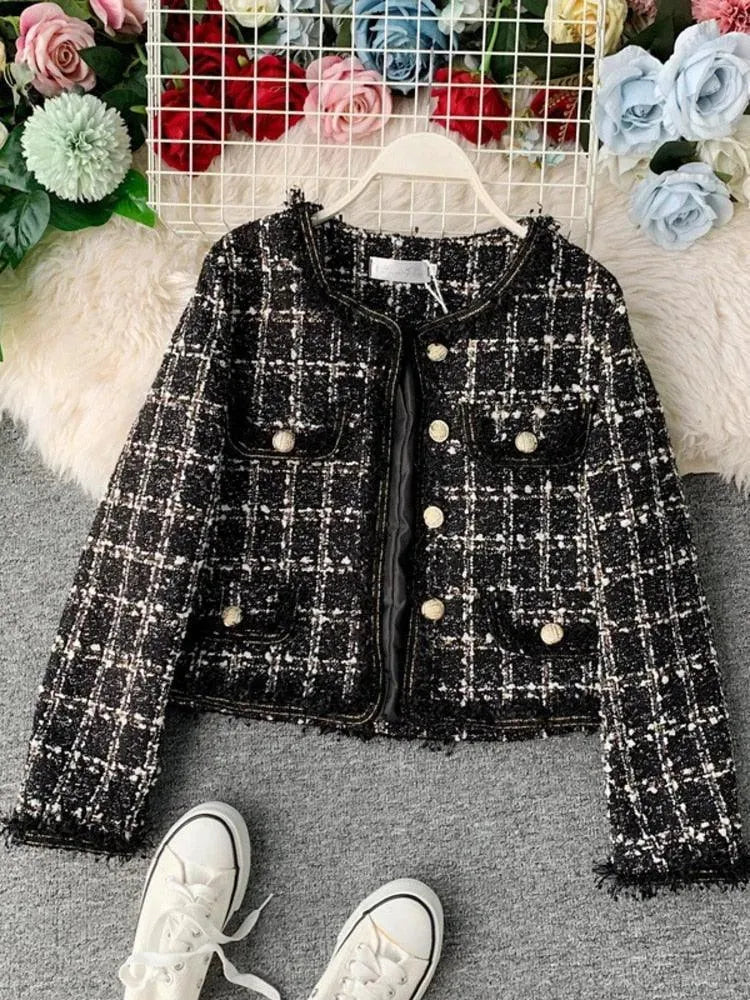 Veste patchwork élégante pour femme look vintage