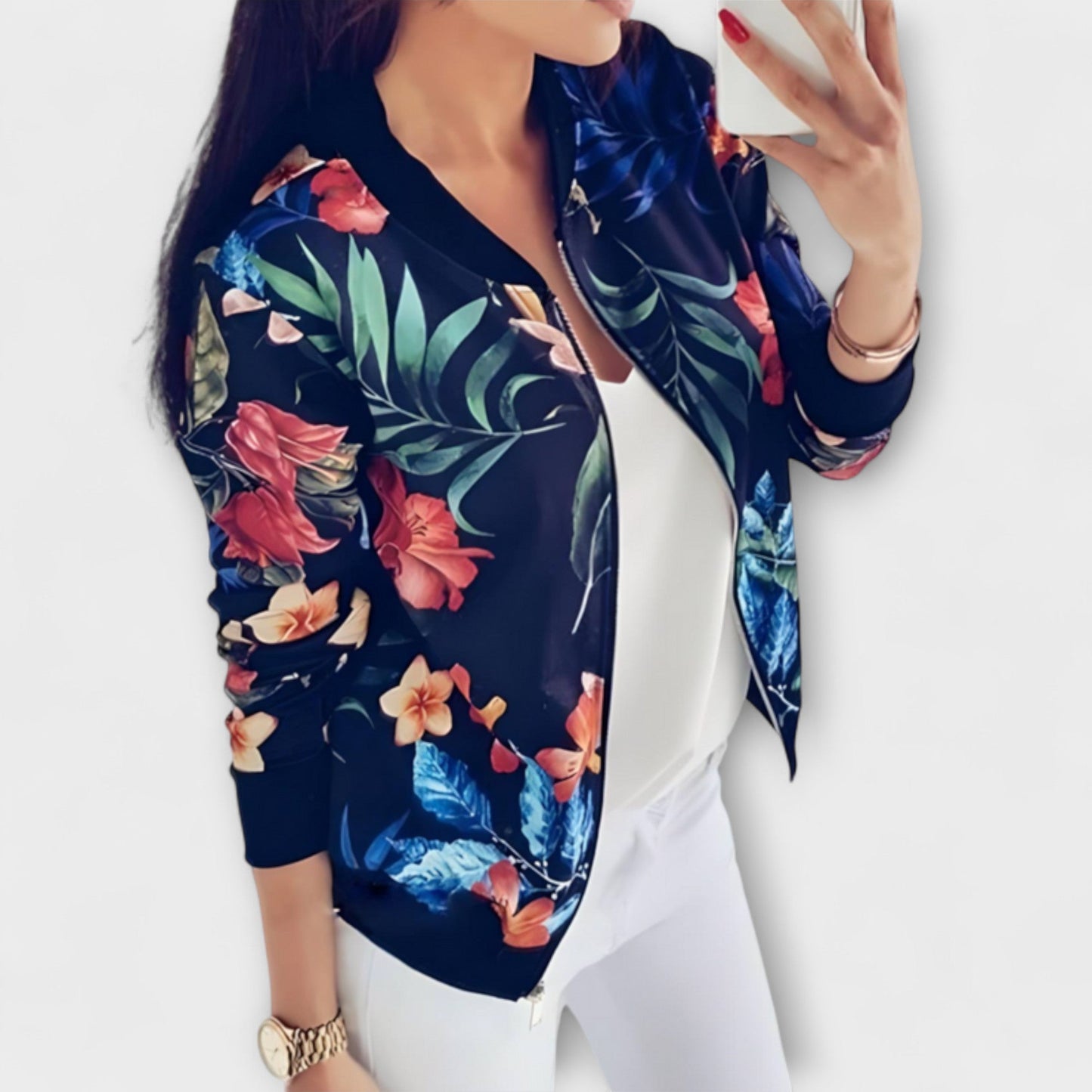 Veste d'été à fleurs