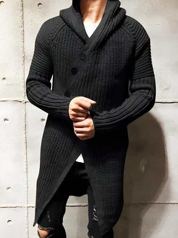 Gilet douillet long à capuche pour femme