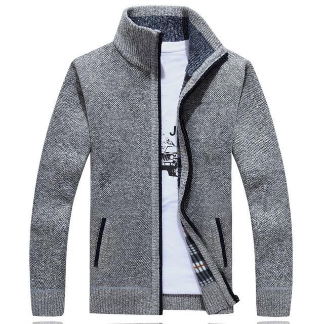Cardigan polaire homme intérieur chaud