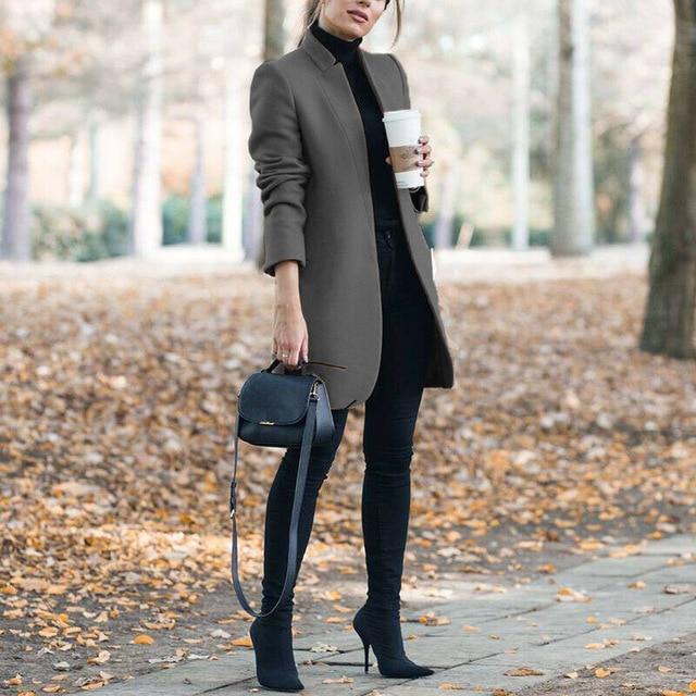 Veste d'automne femme style moderne