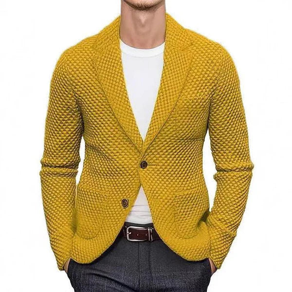 Blazer à chevrons pour homme, classique et élégant