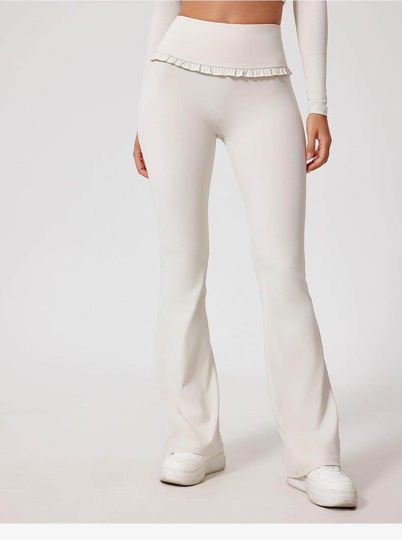 Yoga Pantalon Femme Qualité Volants Détail