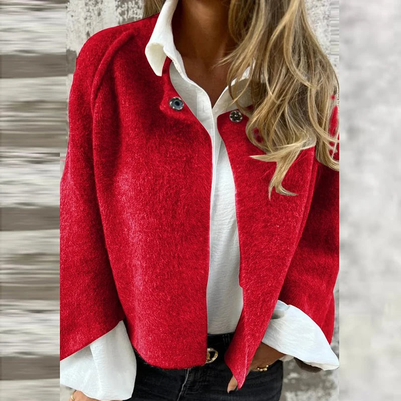 Veste courte élégante Boutons