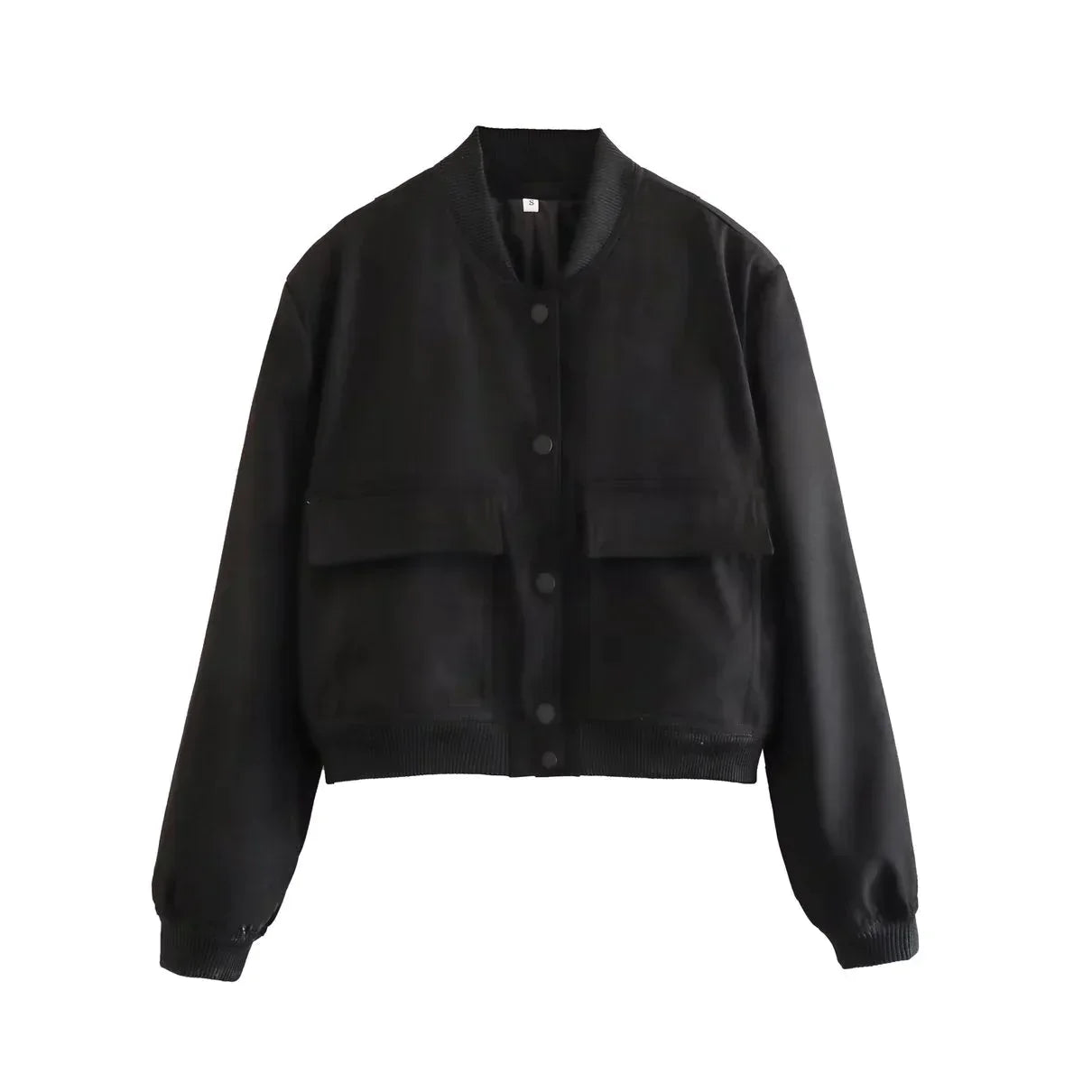 Blouson bombardier en velours doux pour femme
