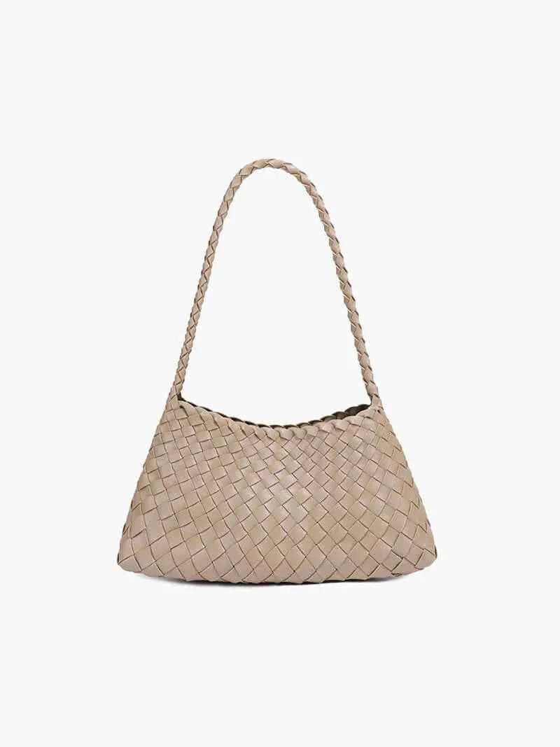 Sac bandoulière tressé style bohème chic