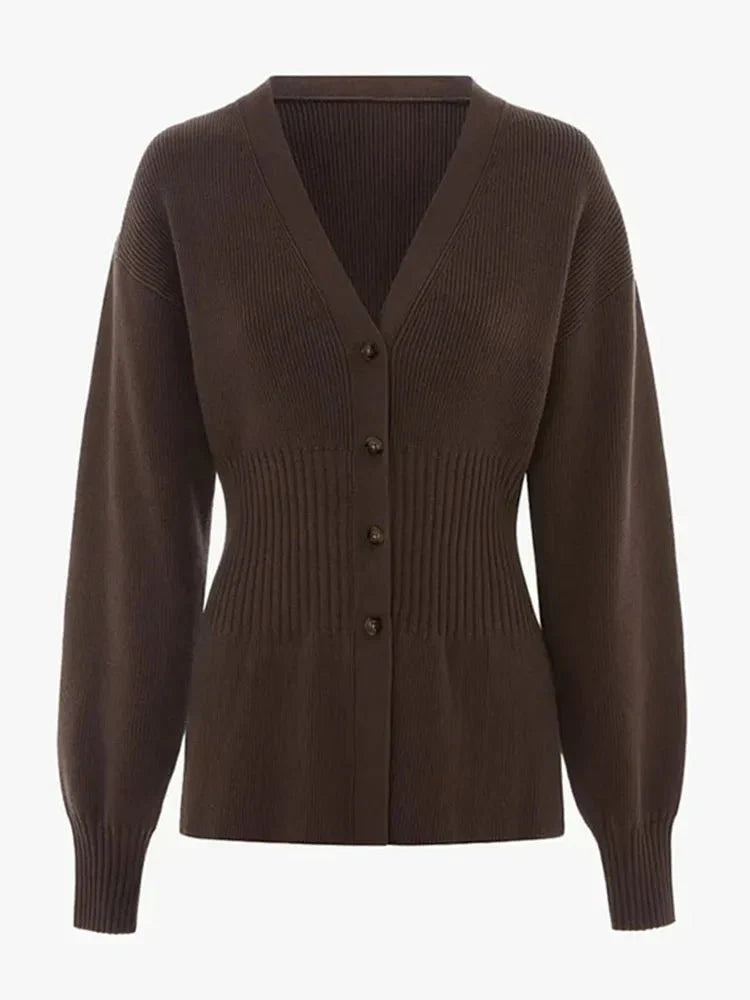 Gilet femme élégant col V