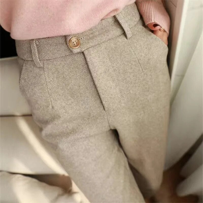 Pantalon Femme Coupe Slim Moderne
