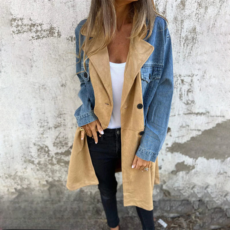 Manteau en jean élégant et stylé