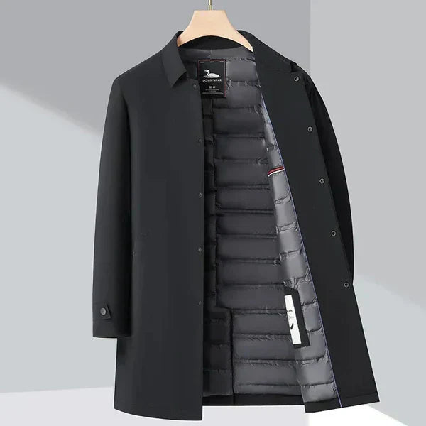Veste col montant homme Couleur unie Design moderne