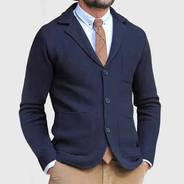 Cardigan Homme Moderne Coupe Slim