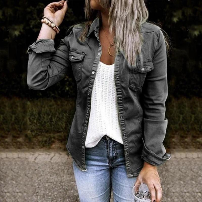 Veste en jean pour femme Confortable et stylée