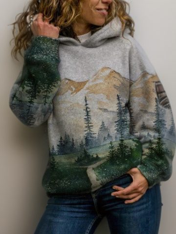 Sweat-shirt à capuche stylé pour femme - Design streetwear