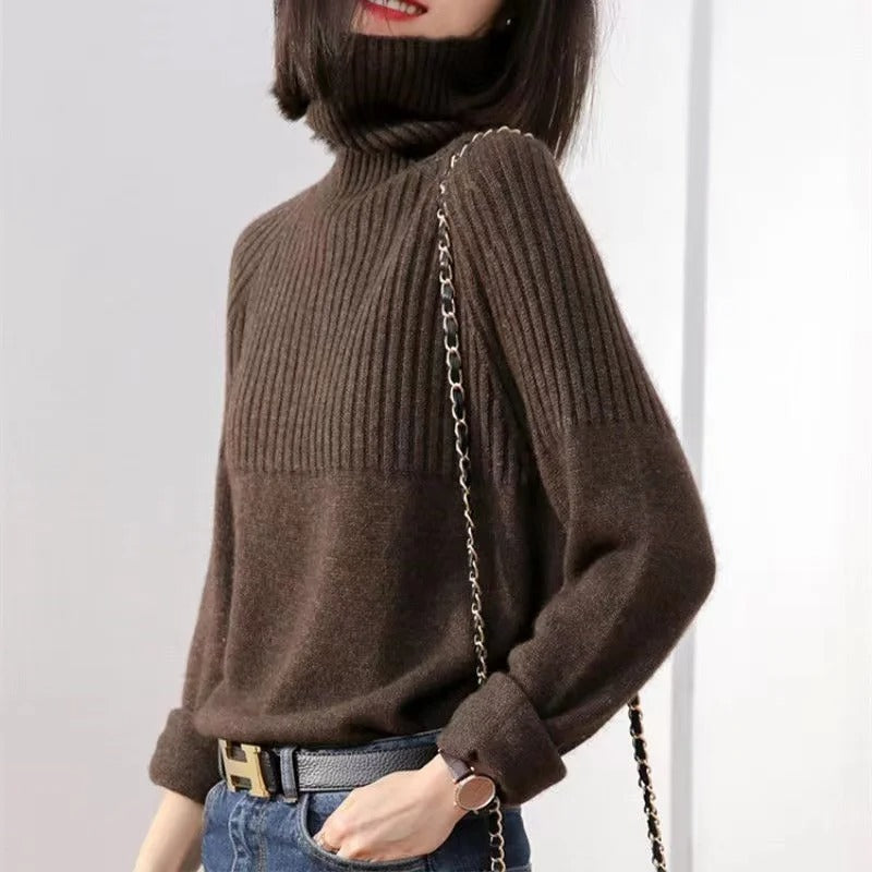 Pulls mode pour femmes style col roulé