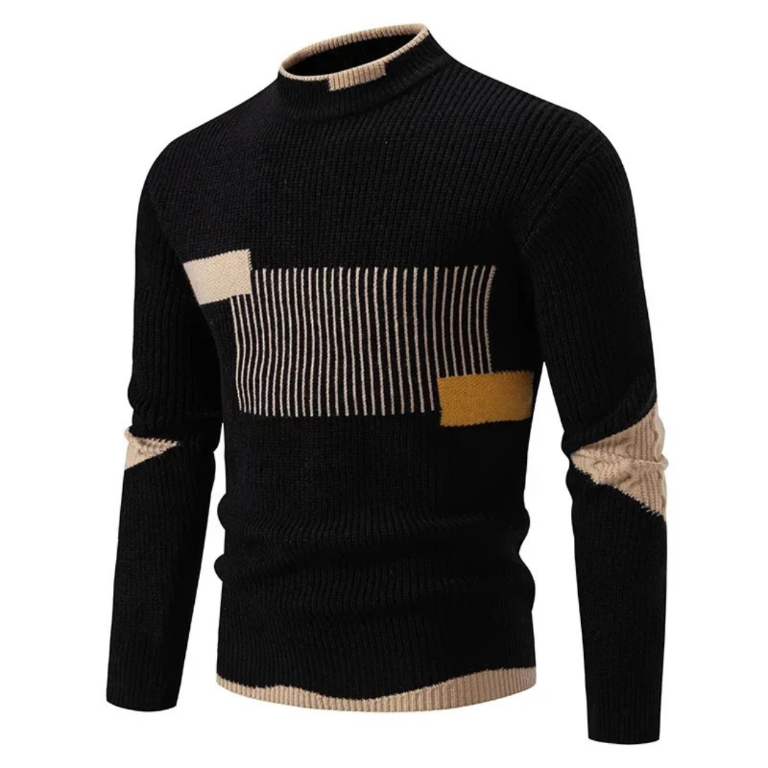 Pulls homme élégants à motifs géométriques