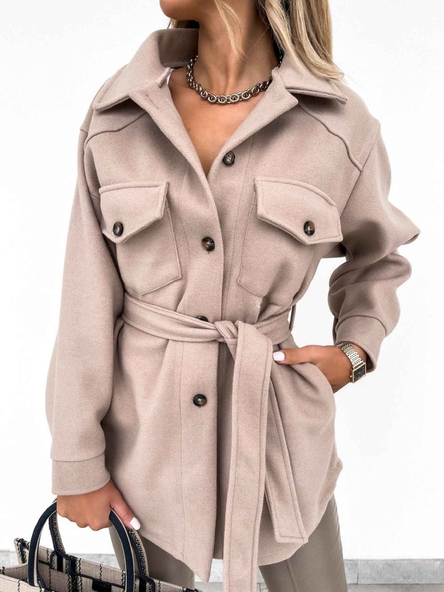 Manteau de mi-saison pour homme Col élégant