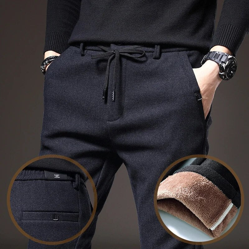 Pantalon polaire homme Chaud Confortable Pantalons d'hiver