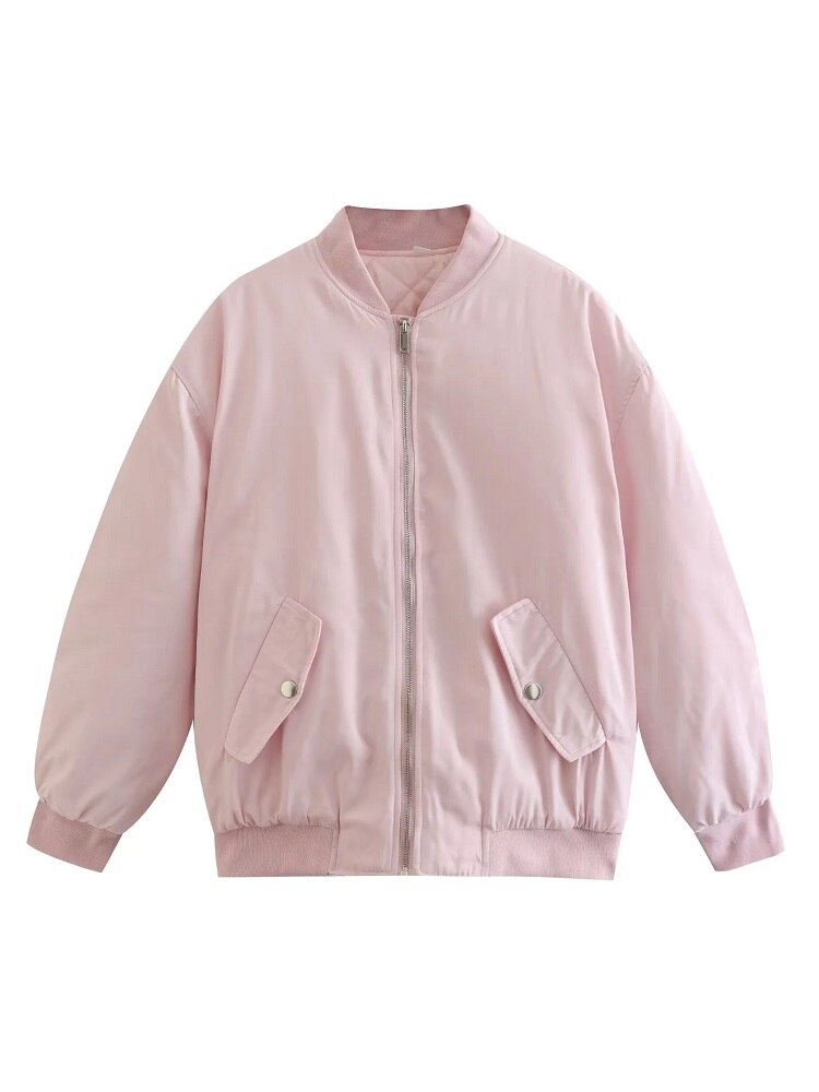 Blouson Bomber Femme Grande Taille Style Oversize