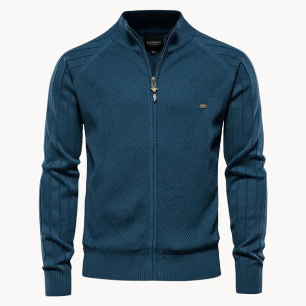 Cardigan homme chaud confortable zippé