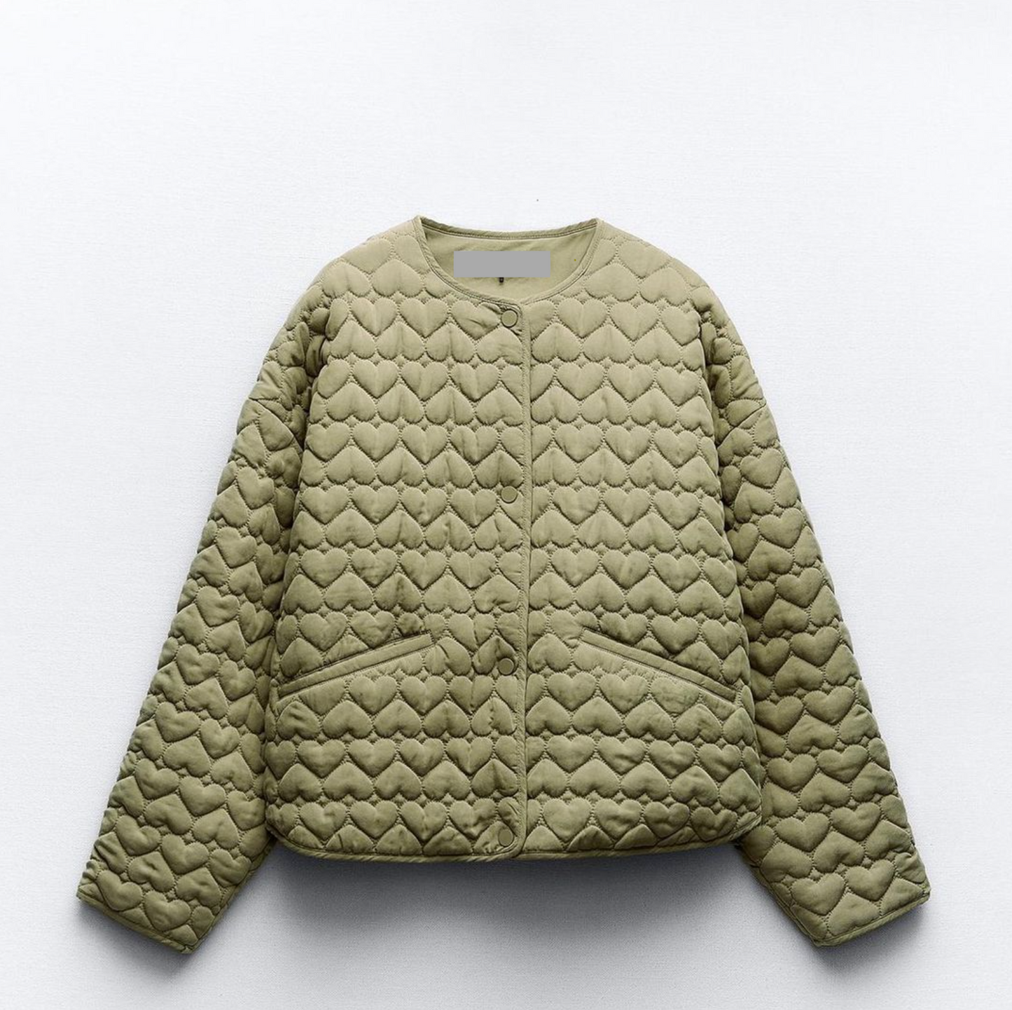 Veste femme doublée motif cœurs