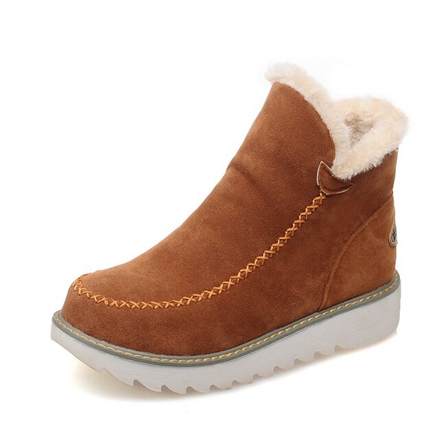 Bottes en polaire pour femme Chaudes Confortables Hiver