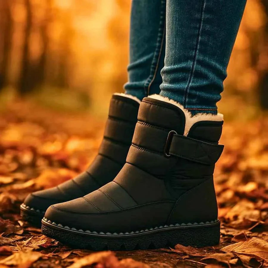 Bottes d'hiver femme fourrées