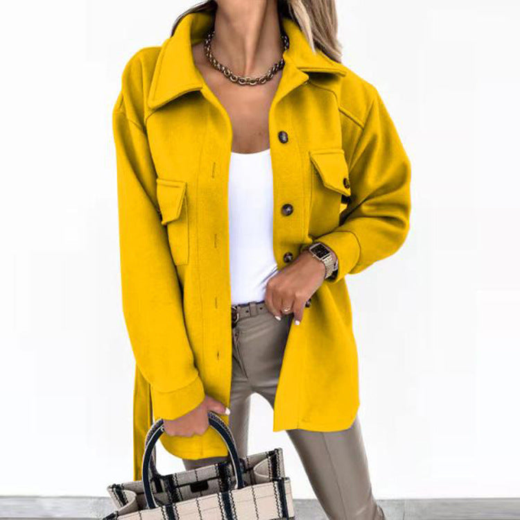 Veste décontractée moderne en coton pour femmes