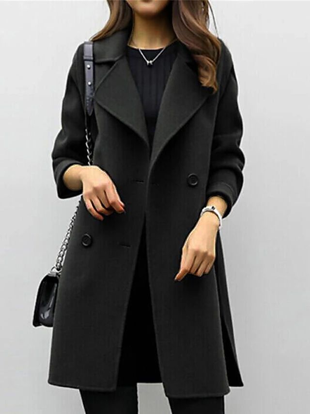 Manteau pour femme élégant et moderne à double boutonnage