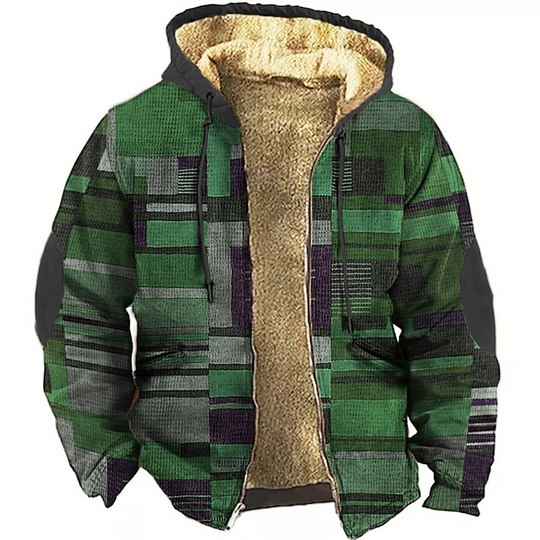Gilet à capuche coloré et sportif pour hommes