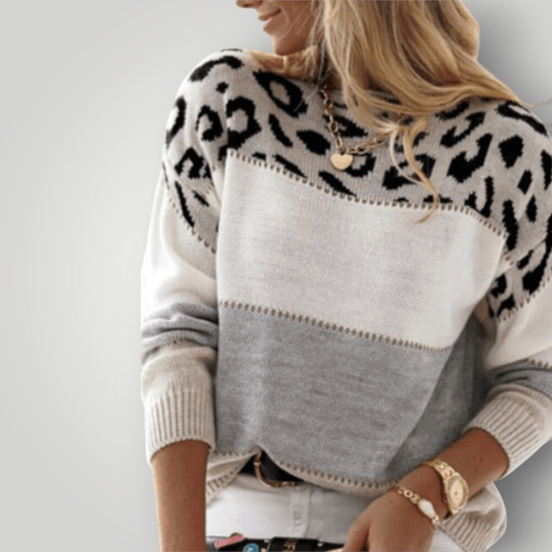 Pull tricoté chaud pour femme