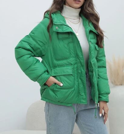 Veste d'hiver chaude matelassée épaisse