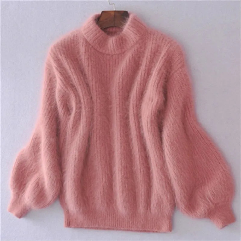 Pull en maille ample, look vintage