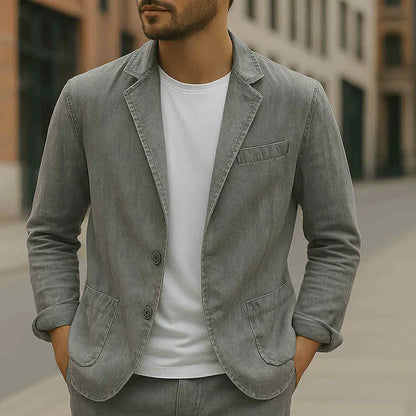 Blazer homme sur mesure léger coupe slim