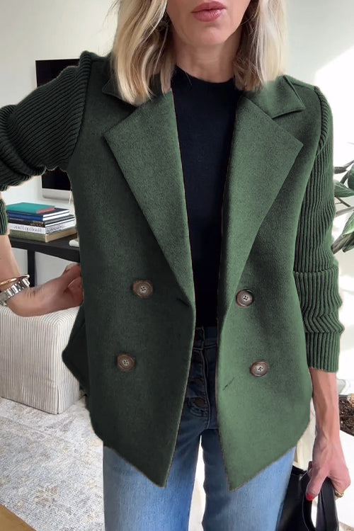 Blazer élégant en maille pour femme