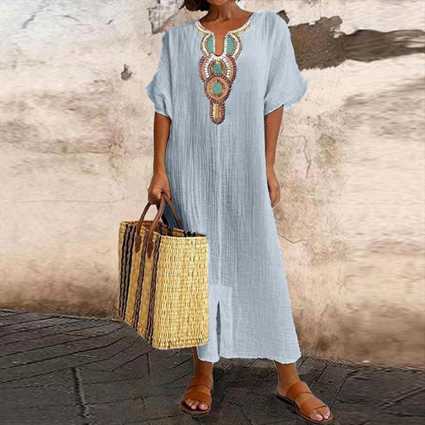 Robe d'été femme légère en coton
