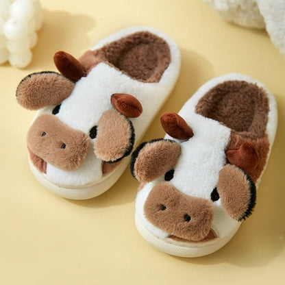 Chaussons confortables pour femmes à motif animalier