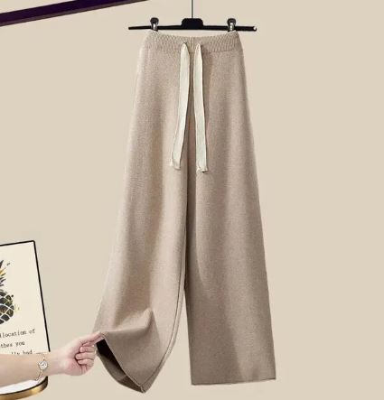Ensemble tricot confortable Coupe ample Deux pièces Femme