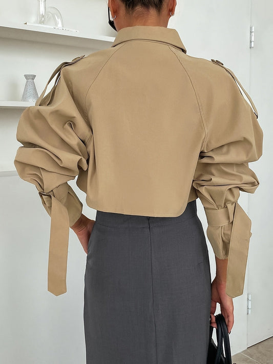 Stylischer Damen Trenchcoat Elegant & Bequem - IdealeKleiden