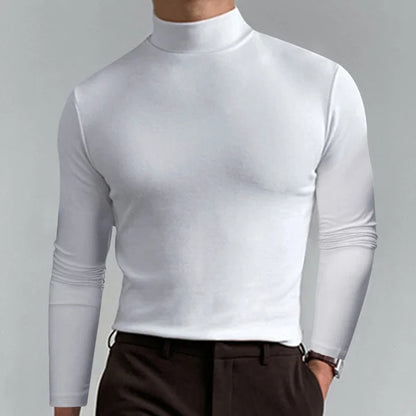 T-shirt slim fit taille haute manches longues
