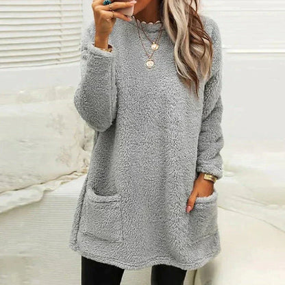 Haut d'hiver doux Pull confortable