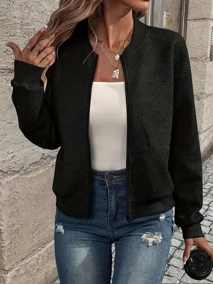 Cardigan femme coupe moderne zippé