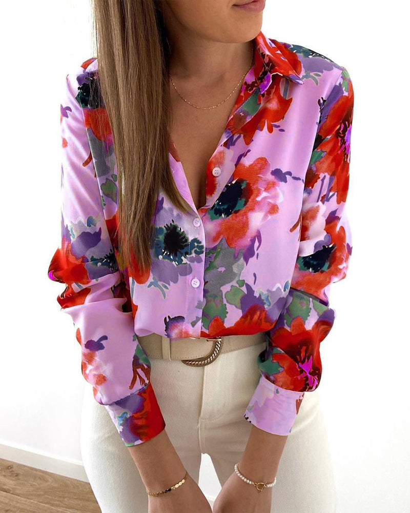 Blouse stylée avec imprimé sympa
