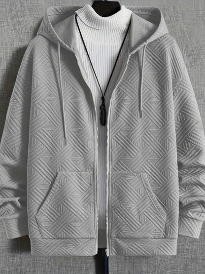 Sweat à capuche d'hiver en polaire chaude pour homme